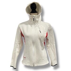 Rossignol Cream Red Women Sz - L Lightweight Winter Ski Snowboard Sports Jacket